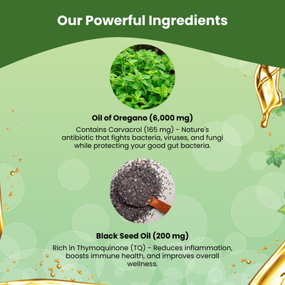 Oil of Oregano with Black Seed Oil 2.0