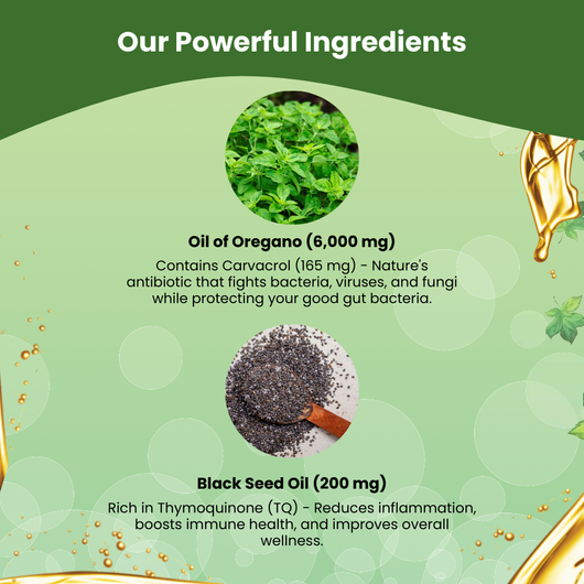 Oil of Oregano with Black Seed Oil 2.0