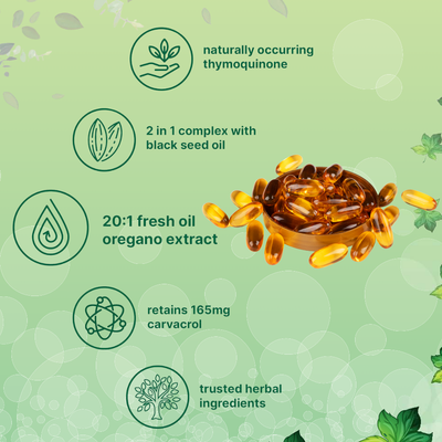 Oil of Oregano with Black Seed Oil 2.0