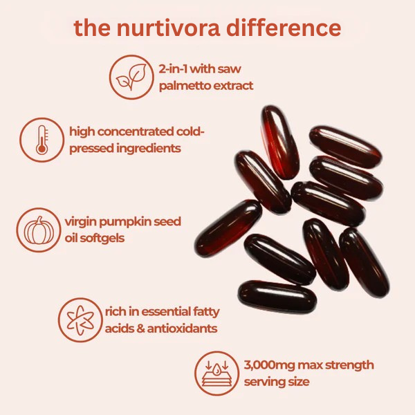 Nutrivora Pumpkin Seed Oil Capsules